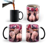 Aigori Anime Bikini Sexy Beauty Mug Calore Sensibile Colore Cambiare Unico Tazza Da Caffè Regalo Per Uomini Donne Halloween Natale Compleanno Madre Padre Amico (1 PC)