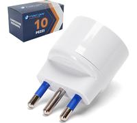 AIGOSTAR ADATTATORE SPINA PRESA SHUKO SCHUKO TRIPOLARE 16A RIDUZIONE 10 PEZZI
