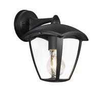 Aigostar Applique da Esterno E27 Lampade da Esterni Impermeabile IP44 Appliques da Esterni con paralume trasparente per balconi, corridoi, Moderno B (lampadine non incluse)