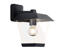 Aigostar Applique da Esterno E27 Lampade da Esterni Impermeabile IP44 Appliques da Esterni con paralume trasparente per balconi, corridoi, Moda B (lampadine non incluse)