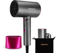 Asciugacapelli da viaggio Aigostar 1800W rosa/grigio,phon 2 velocita e 3 regolaz