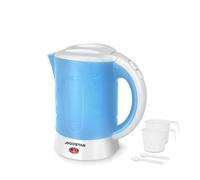 Aigostar Bollitore Viaggio 0.6L 650W Spegnimento Automatico Blu Senza BPA