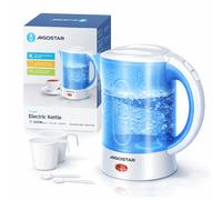 Aigostar Bollitore Viaggio 0.6L 650W Spegnimento Automatico Blu Senza BPA con Ki