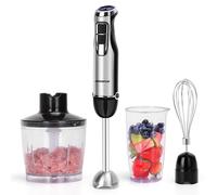 Aigostar Buckle Frullatore a immersione 4 in 1 da 1000 W Mixer subacqueo con 6