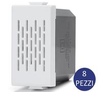 Aigostar Buzzer Ronzatore Bianco Compatibile BTcino Matix 8 Pezzi