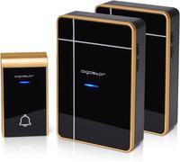 Aigostar Campanello DC Senza Fili Wireless Impermeabile IP44 Doppia unità intern
