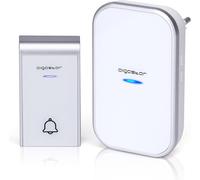 Aigostar Campanello Wireless Bianco Argento 36 Suonerie 150m IP44 5 Pezzi