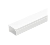 Aigostar Canalina Passacavi PVC Adesiva 12x8mm 2m Bianca Quadrata 30 PEZZI