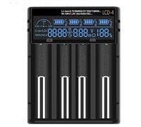 Aigostar Caricabatterie 1,2 V 4 pezzi, per ricaricare batterie AA/AAA, supporta la ricarica mista, porta USB