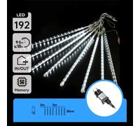 Aigostar Catena Luminosa Meteore 192 LED Fredda 5m IP44 Basso Voltaggio