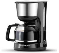 Aigostar Chocolate 30FU - Macchina per caffe’ 10 Tazze, Macchina Caffè Americano 1000 Watts, Caffettiera, Firltro riutilizzabile, Capacità 1.25L, FBA assente, Colore nero, Design Esclusivo