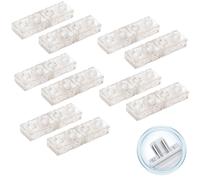Aigostar Connettore a I per Striscia LED 2835 e 5050 10mm IP54 250V 10 Pezzi