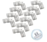 Aigostar Connettore a L per Striscia LED 2835 e 5050 10mm IP54 250V 10 Pezzi