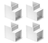Aigostar Connettore Angolo Interno Canalina PVC 40x40mm Bianca 40 PEZZI