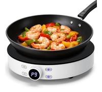 Aigostar Cookmate - Piastra a induzione da 2000W, Controllo Touch con timer
