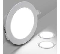 Aigostar Downlight Da Incasso a LED, 18W Equivalente a 131W, 6500K Cool White Light, Faretti LED, LED Porthole, Ф190-200mm, Confezione da 2