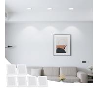 Aigostar Downlight Da Incasso a LED,18W Equivalente a 136W,6500K Cool White Light,Bianco,Faretti LED,LED Porthole,Ф190-200mm,Confezione Da 6