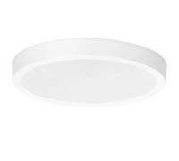 Plafoniera Led slim 24W Bianca Rotonda Bianco neutro 4000K Aigostar