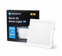 Aigostar Faretto Incasso LED 24W Quadrato Luce Fredda 6500K Bianco 289mm