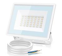 faro led ultrasottile bianco 20w 1800 lumen 4000k luce naturale - ip65 in alluminio - misura l128*w103.5*h26.5mm aigostar