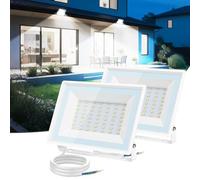 Aigostar Faretto LED da Esterno 50W,4300LM,Faretti LED Esterno luce bianca 6500K,Luce di Sicurezza Impermeabile IP65,Per Giardino,Cortile,Garage,Corridoio 2PC