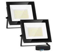 Aigostar Faretto LED da Esterno 50W 4500LM, Impermeabile IP65, 6500K, 2PCS | Faretti LED Esterno Impermeabile IP65, 6500K Bianca Fredda, Faro led Esterno per Giardino, Cortile, Garage, Pareti
