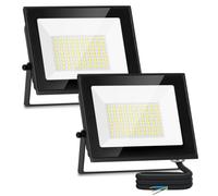 Aigostar Faretto LED da Esterno 50W 4500LM, Impermeabile IP65, 6500K, 2PCS | Faretti LED Esterno Impermeabile IP65, 6500K Bianca Fredda, Faro led Esterno per Giardino, Cortile, Garage, Pareti