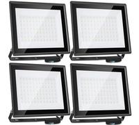 Aigostar Faretto LED da Esterno 70W 6100LM, Faretti LED Esterno Impermeabile IP65, 6500K Bianca Fredda, per Giardino, Cortile, Garage, Pareti. 4 pcs