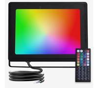 Aigostar Faro LED 50W RGB IP65 Multicolore Nero Illuminazione Creativa