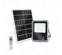 faro led con pannello solare mod2 300w 2400 lumen 6500k luce fredda ip65 misura l285*w352*h43mm monocristallino batteria 12 ore