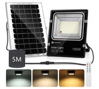 Aigostar Faro led esterno con grande pannello solare，cavo 5M，dimmerabile