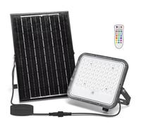 Aigostar Faro LED Solare 100W IP66 RGB 8000mAh Telecomando 16 Colori