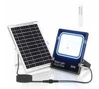 Aigostar Flood Light Solare 50W CCT IP66 Cavo 5m Pannello Monocristallino 1 Pezz