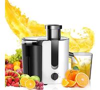 Aigostar Grape 30JDA - Centrifuga ed estrattore con 400W， motore a due velocità， brocca da 0，5L， lame in acciaio inossidabile 304， BPA Free， Design esclusivo
