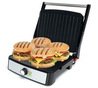 AIGOSTAR GRIGLIA BISTECCHIERA ELETTRICA XXL ANTIADERENTE 2000W APERTURA 180°