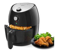 Aigostar Hayden Pro - Friggitrice ad aria elettrica, 1500 W, cestino per friggere antiaderente, funzione di spegnimento automatico, senza olio, facile da pulire, BPA Free.