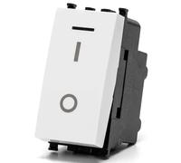 Aigostar Interruttore Bipolare 20A 250V Compatibile Vimar Plana Kit 8 Pezzi