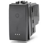 Aigostar Interruttore Bipolare 20A Compatibile BTicino Living 8 Pezzi
