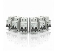 Aigostar Interruttore Magnetotermico 2P 16A Curva C Grigio DIN 6 Pezzi