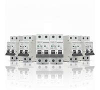 Aigostar Interruttore Magnetotermico 2P 32A Curva C Grigio DIN 6 Pezzi