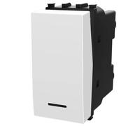 Aigostar Invertitore 16A Bianco Serie AVP Compatibile Vimar Plana Kit 8 Pezzi