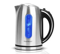 Aigostar King-bollitore elettrico in acciaio inossidabile, bollitore elettrico con illuminazione a Led, 1,7 L, 2200W, bollitore elettrico senza BPA, Remo