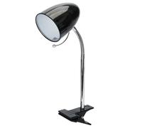 Lampada da scrivania Nera E27 con clip e braccio regolabile Aigostar
