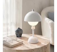 Aigostar Lampada da Comodino Magnetica e Girevole, con 3 Temperature di Colore e Regolazione Continua, Lampada da Tavolo Moderna per Interni ed Esterni - 1 Pezzo, Bianco