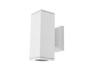 Aigostar Lampada da Parete Esterno Impermeabile IP65, GU10 Alluminio Up Down, Applique Moderna per Muro Portico Corridoio Terrazza, Bianco