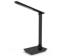Aigostar Lampada Scrivania Led Pieghevole 4.5W 240Lm 4000K USB Nera