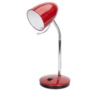 Aigostar Lampada Scrivania Tavolo E27 Classica Vintage Rossa Max 40W