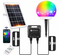Aigostar Lampada Solare Smart Mirage 20W RGBCCT Con Picchetto Bluetooth Mesh Φ20