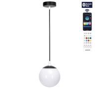 Aigostar Lampadario Smart Led 8W RGB CCT Bluetooth Mesh Nero D150mm