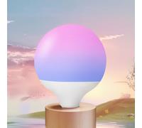 Aigostar Lampadina Intelligente E27 G120 Bluetooth Mesh, Dimmerabile Lampadina LED Compatibile con Alexa, 18W 1800LM Smart RGBW Lampadine, 16 Milioni di Colori, Con Bluetooth Telecomando, 1 Pezzi